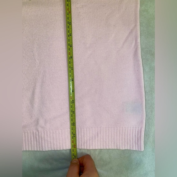 Pink Cowl Neck Sweater with Smooth Knit - Picture 5 of 6